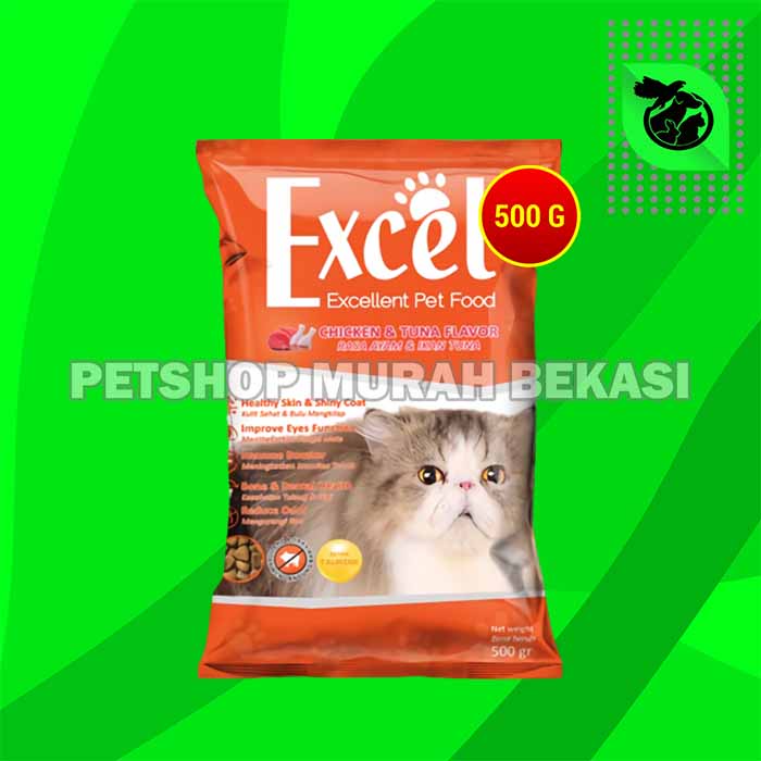 Makanan Kucing Excel Cat Tuna 500gr Excel Tuna Ikan Ayam 500 gr