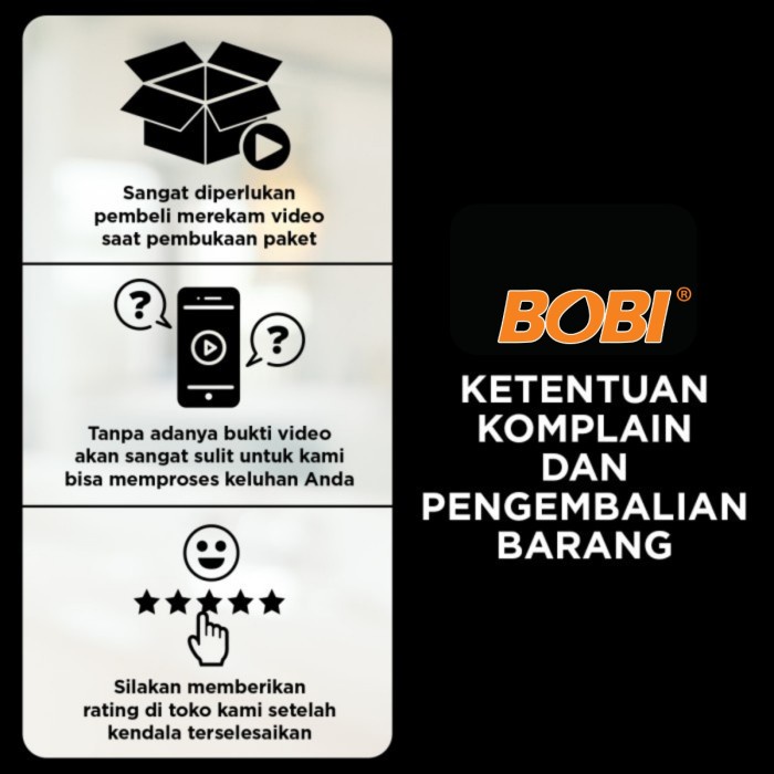 misi- BOBI Wallpaper Dinding Sticker Premium [ Wallpaper Sticker PVC ]