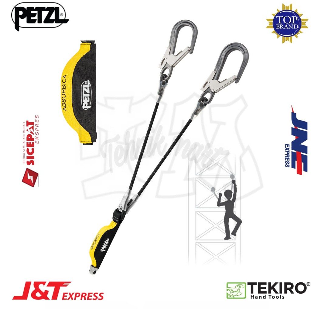 

Pertzl Absorbica Y Lanyard 80 cm+_mgo Original Petzl