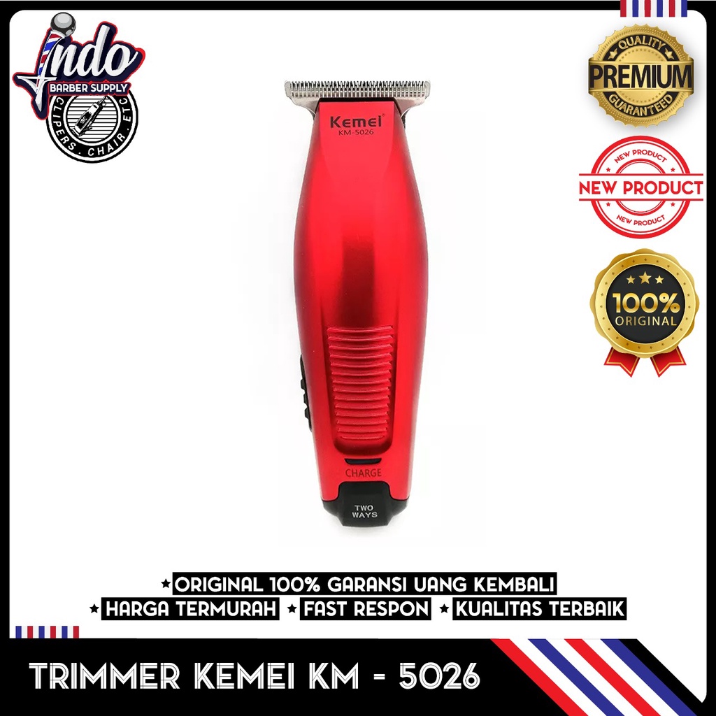 Clipper Kemei Detailer KM-5026 Mesin Cukur Rambut Cordless km 5026