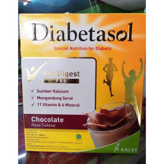 

[[BISA COD]] Diabetasol Vanila & Coklat 1kg - Coklat TERBARU Kode 83
