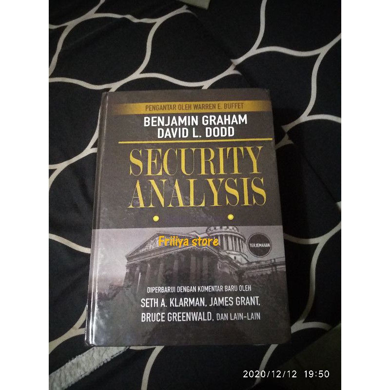 security analysis Versi Indonesia by Benjamin graham