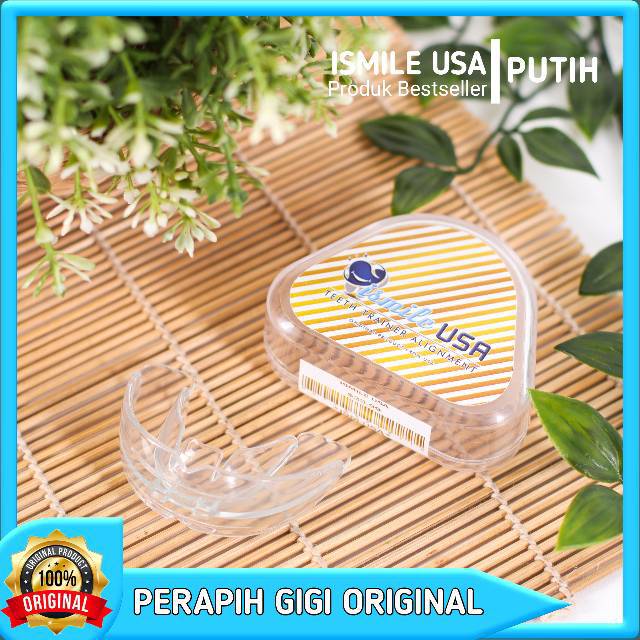 [ Ismile USA ] COD Perapih Gigi  / Teeth Trainer Asli Tanpa Behel / Perapih gigi Original - PUTIH
