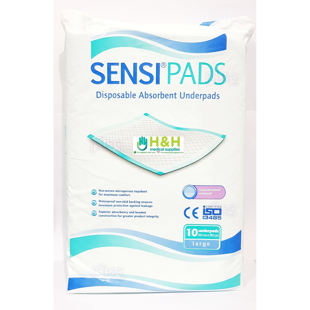 Sensi Pads / Underpad / Underpad Sesi / Perlak Non Woven / Under Pad