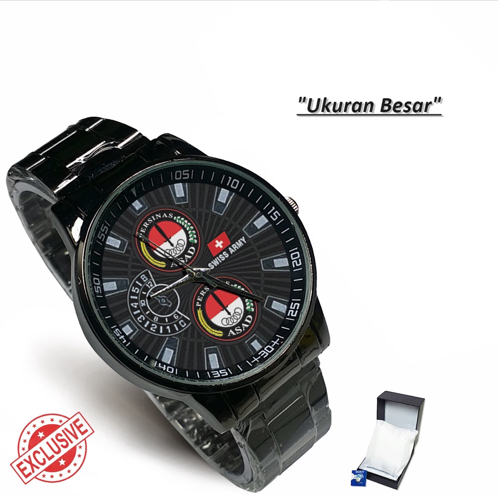 Jam Tangan Rantai Couple Logo ASAD PERSINAS (Cool)