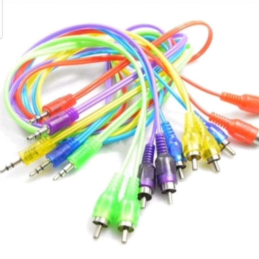 KABEL JACK AUDIO 2 KE 1 - KABEL AUX AUDIO 2IN1