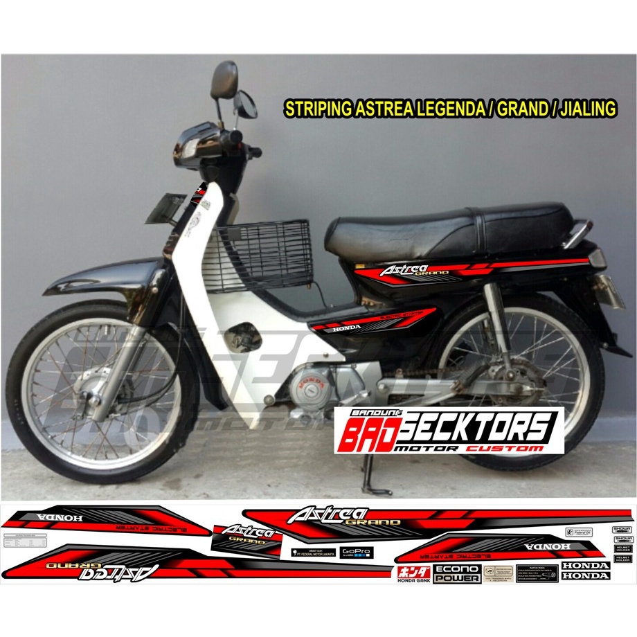 STRIPING HONDA GRAND / LEGENDA / JIALING