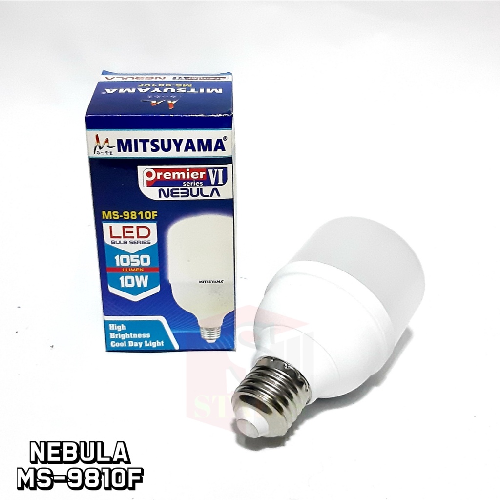 Bohlam Fitting LED 10 Watt Super Terang Cahaya Putih MS-9810F