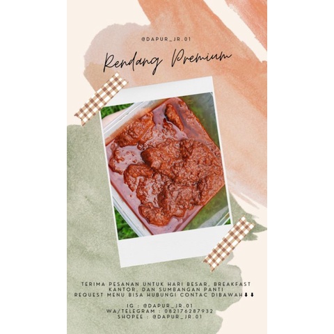 

Rendang Premium 1kg