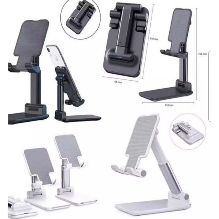 Dudukan HP HD-23 / Holder Folding Destop Phone Stand ( Bahan Metal Bukan Plastik )