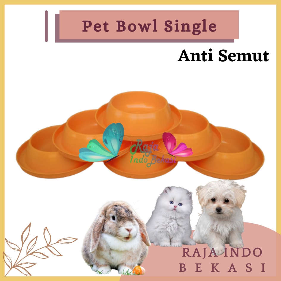 Pet Bowl Singel Anti Semut Tempat Makan Minum Anjing Kucing Kelinci Hewan Peliharaan Mangkuk Mangkok Cepuk Wadah Pakan Hewan Pet Bowl Dispenser Stainless Ceramic Gantung Stand Kayu