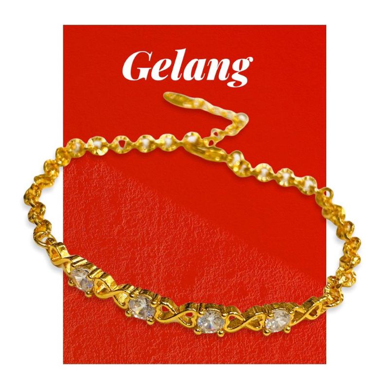 gelang wanita //gelang permata//perhiasan gelang//gelang