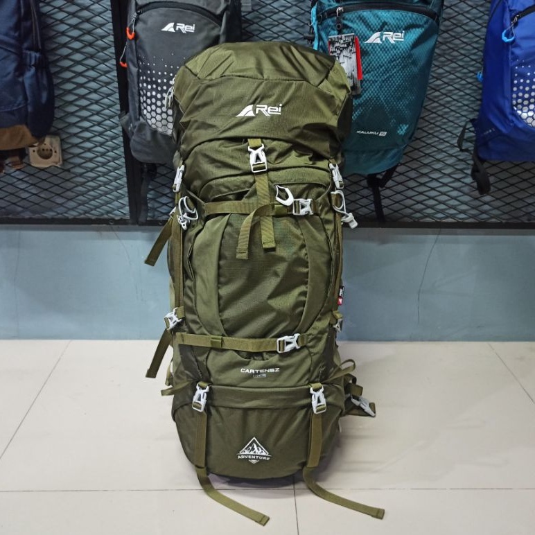 Tas Carrier Rei Cartensz 60L Original Tas Gunung Rei Cartensz