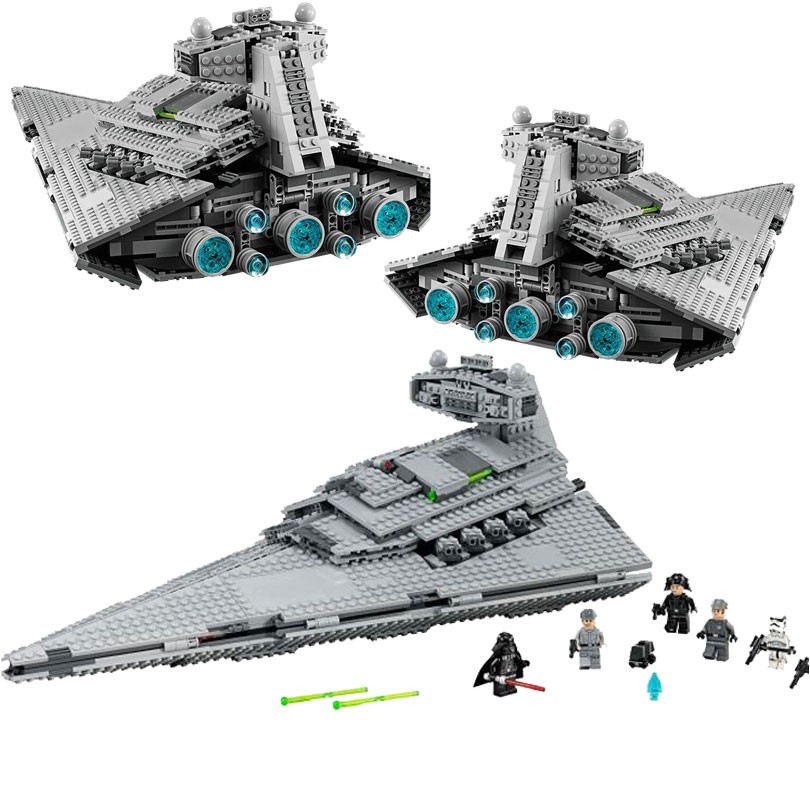 Mainan Lego Anak 05062 Star Wars The Imperial Super Star Destroyer Building Blocks Bricks Toys Star