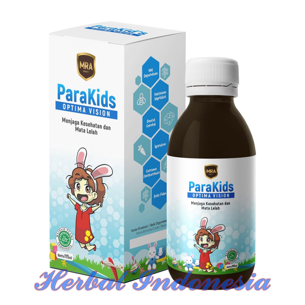 Madu ParaKids Optima Vision Natural Herb Isi 115ml - Menjaga Kesehatan dan Mata Lelah