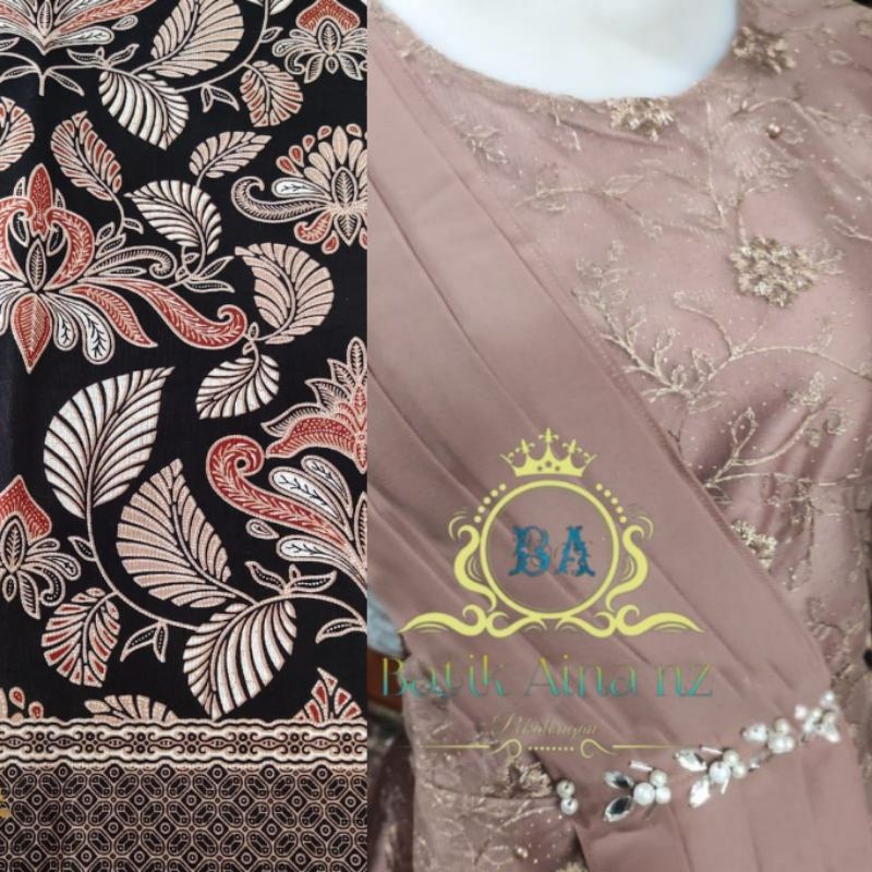KEBAYA COUPLE MODERN KEBAYA LAMARAN WISUDA TUNANGAN KEBAYA KONDANGAN-KEBAYA+ROK (MOCCA)