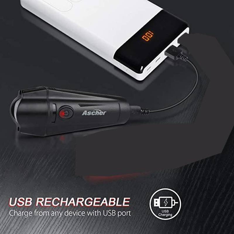[Ultra Bright USB LED Rechargeable Rainproof Bicycle Front Lights] [ Bike Safety Warning Front Headlight ] [MTB Road Mountain Cycling Lamp]