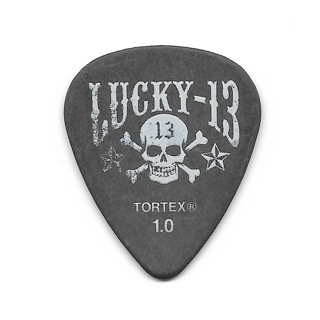 Jim Dunlop L13R100 Cafe 13 1.0 mm Pick Gitar Lucky 13 Artist Series