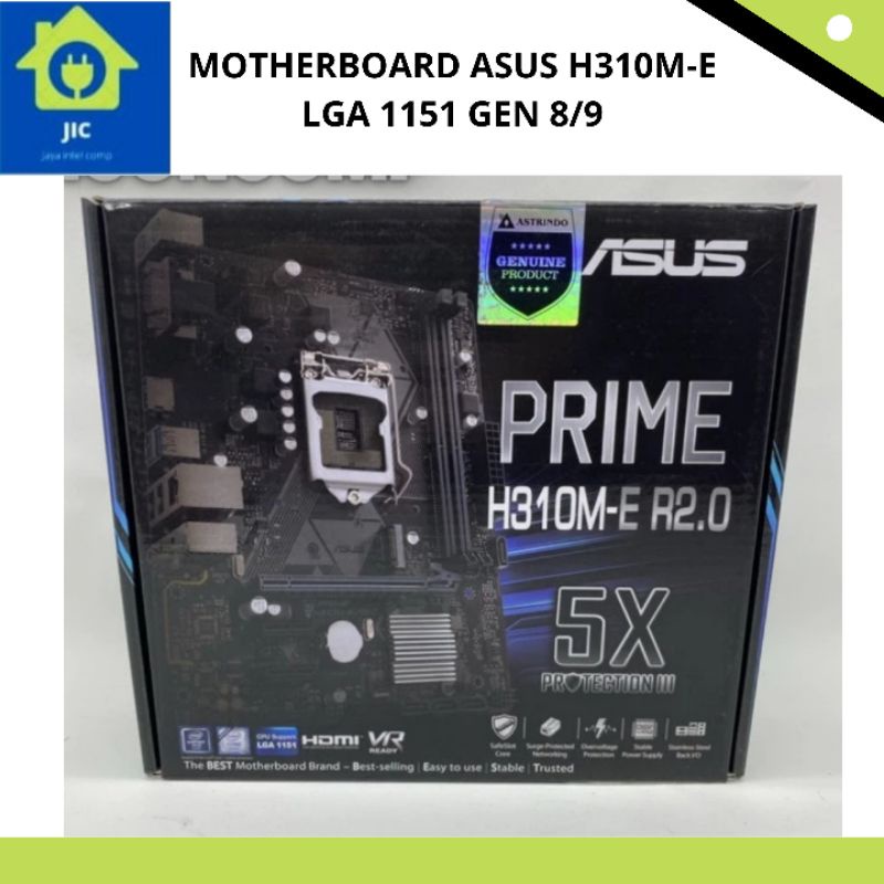 MOTHERBOARD ASUS H310M-E LGA 1151 GEN 8/9
