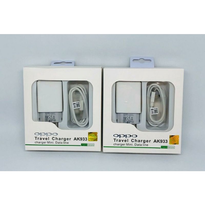 ORIGINAL OPPO TC TRAVEL CHARGER OPPO MICRO USB 2A AK933 ORI BATOK BERAT