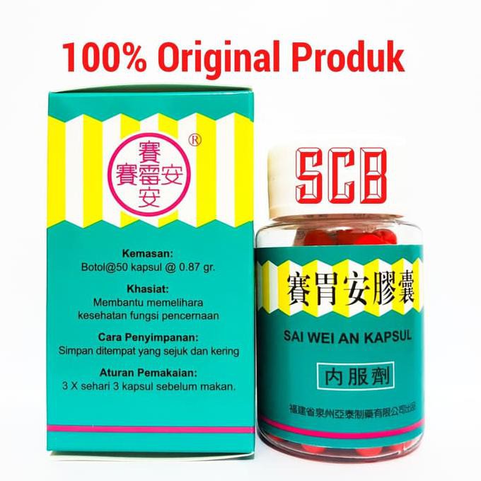 

Kphcha49 Sai Mei An Kapsul - Obat Maag, Infeksi Lambung & Tenggorokan Lp