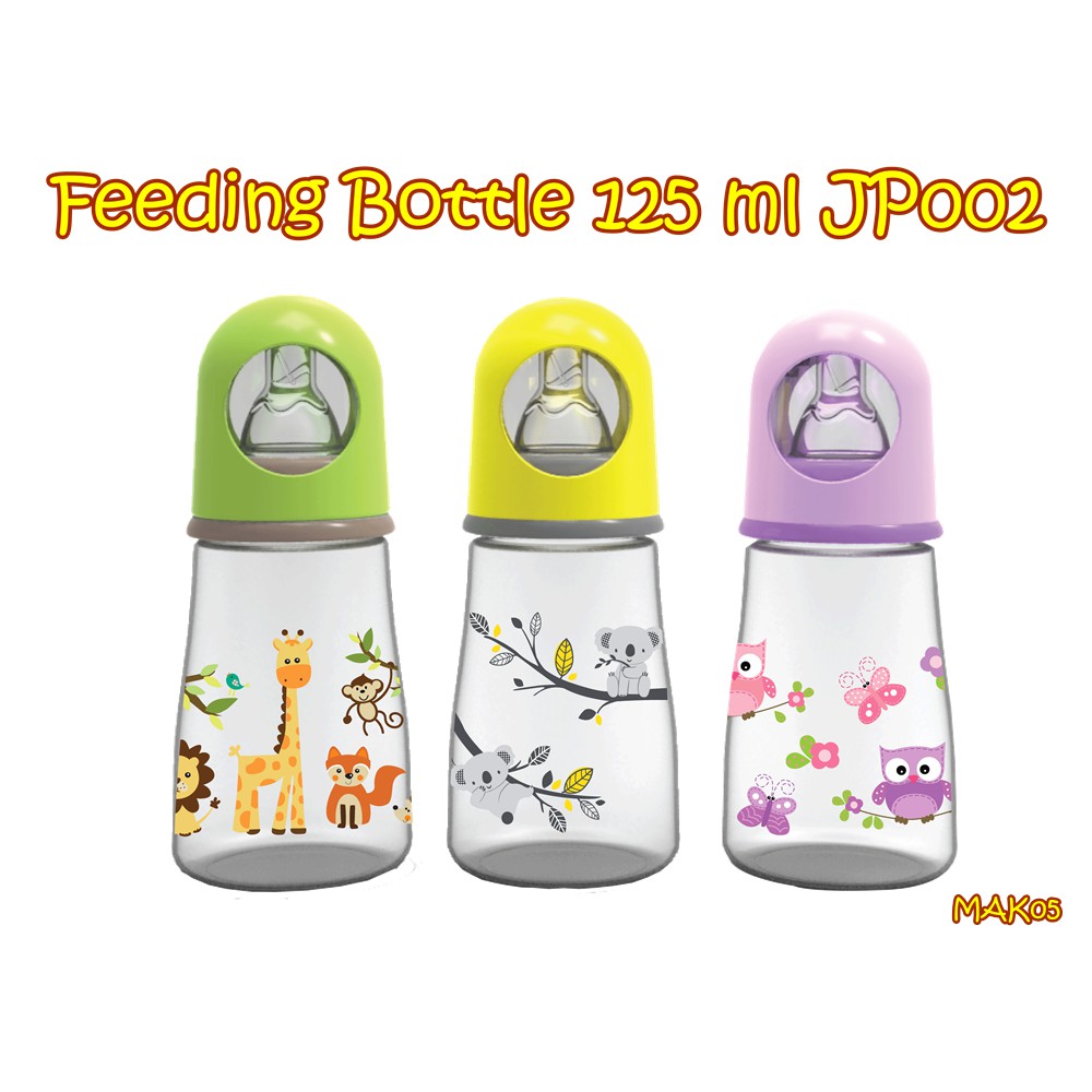 MAK05 Babysafe Feeding Bottle 125 ml JP002 Botol Susu Bayi