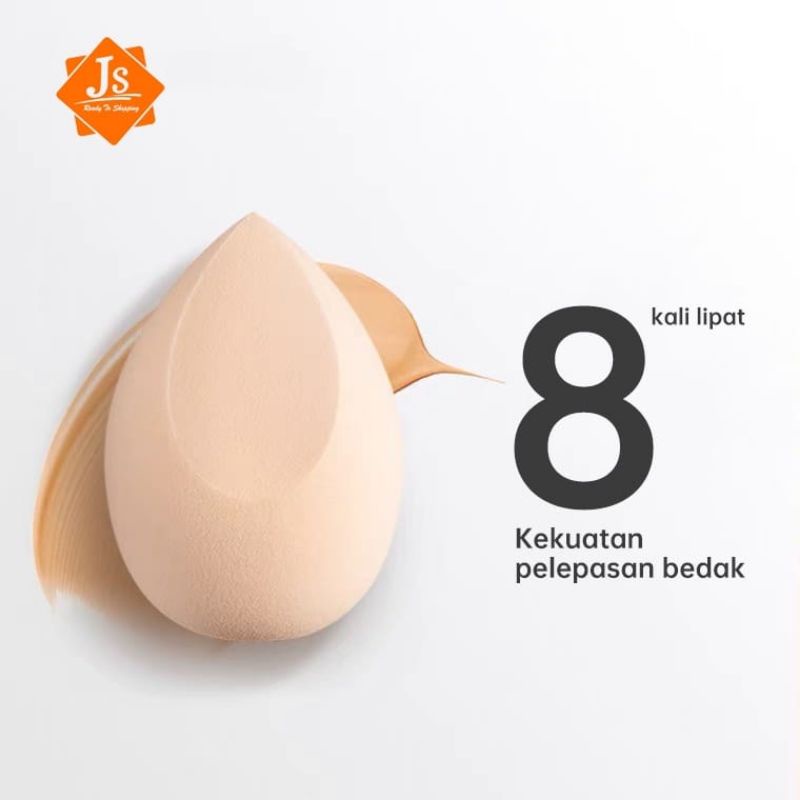 Medan Termurah Premium with box isi 4 pcs Blend Sponge Makeup beauty blender isi 4 pcs