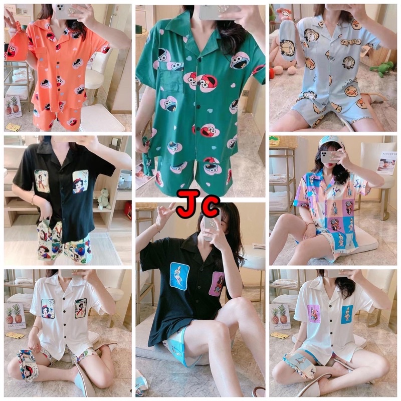 JC- Set Piyama Import HP / Piyama Import wanita Premium / Piyama import wanita murah / Piyama Korea Kekinian