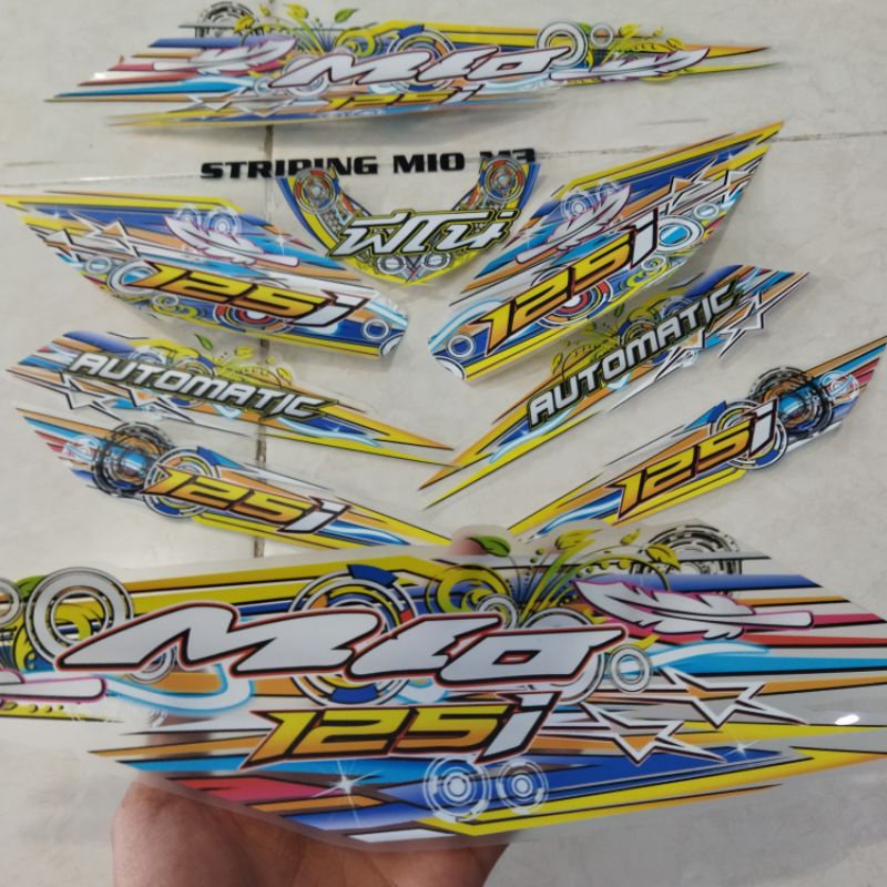 Striping transparan Mio M3 custom
