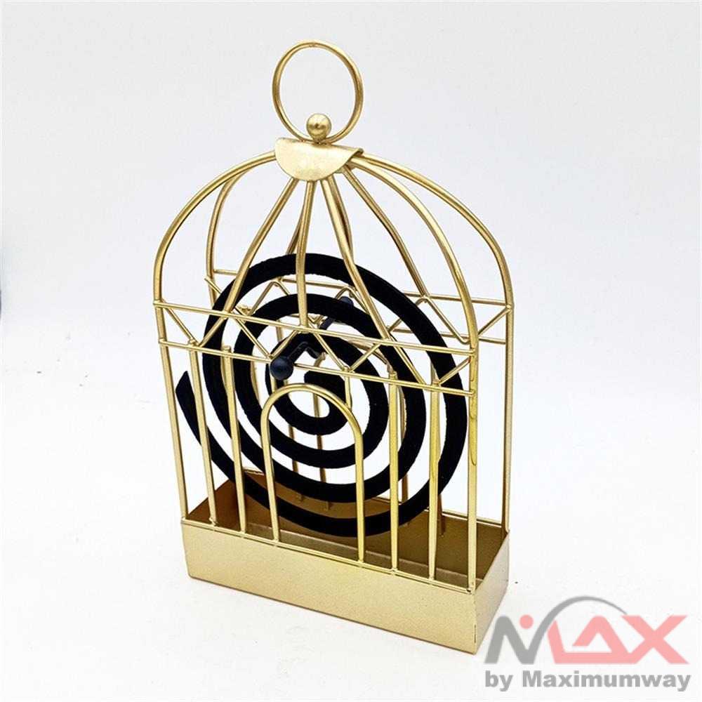 Holder Obat Nyamuk Bakar Model Nordic Antik Sangkar Obat Nyamuk Besi Anti Kebakaran Gota Tempat Obat Nyamuk Nordic Birdcage Mosquito Repellent Rack - tK01 Nordic Style Metal Mosquito Coil Holder Birdcage Incense Rack Home Decoration Mosquito Coil Holder