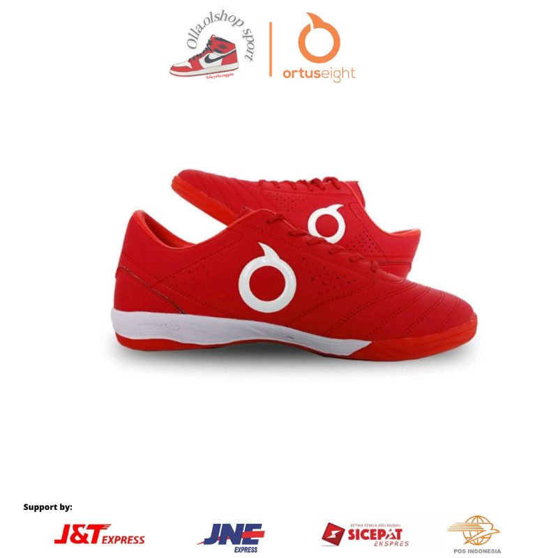 Sepatu Futsal Ortuseight Extend Premium Original,Sepatu futsal Ortuseight Merah Terbaru 2022 /Sepatu