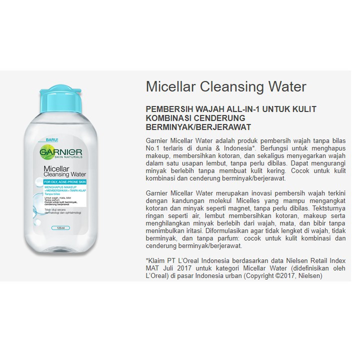 Beautybarme - Garnier Micellar Cleansing Water 125Ml-3