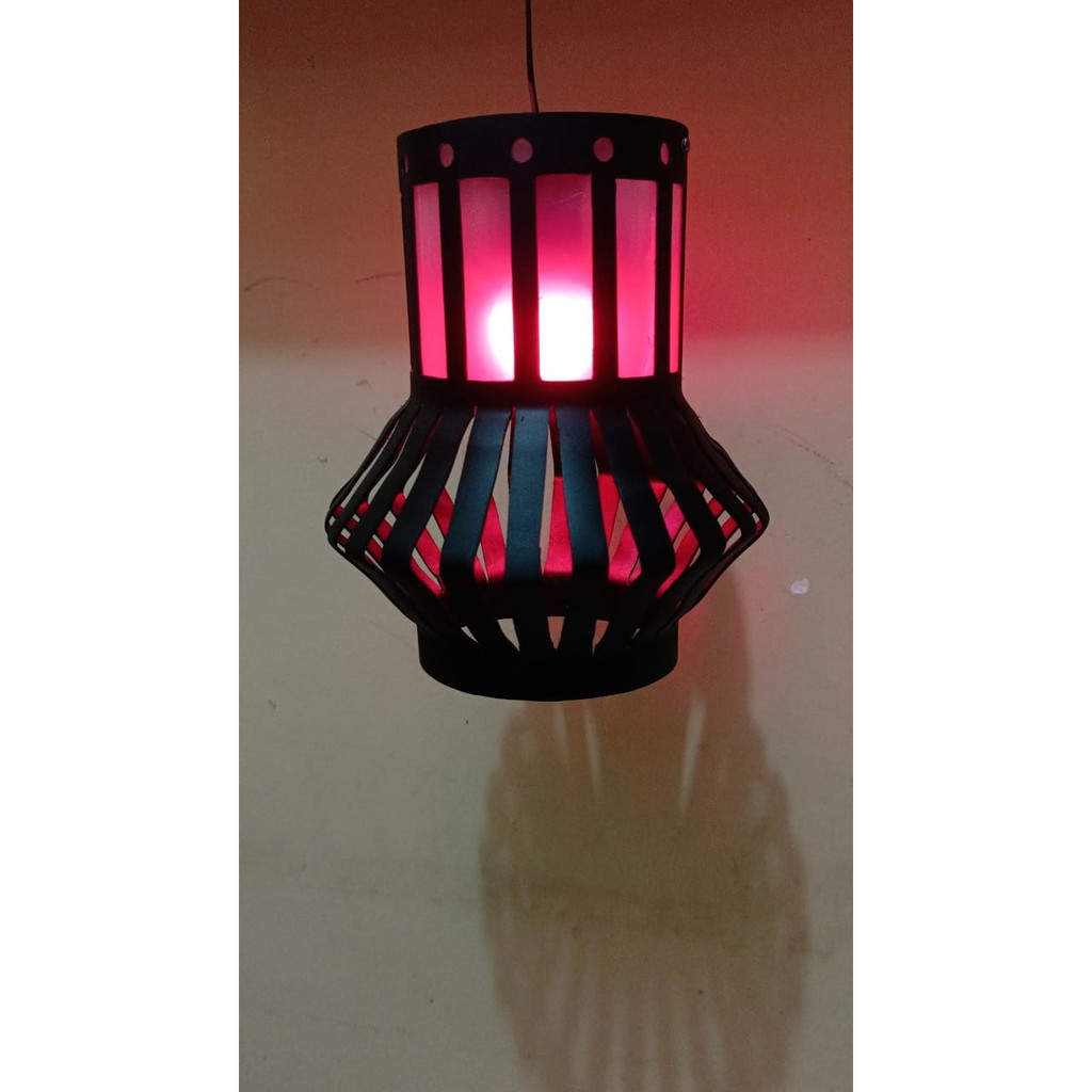 lampu gantung/lampu hias/lampion/lampu cantik/lampu PVC/lampu murah