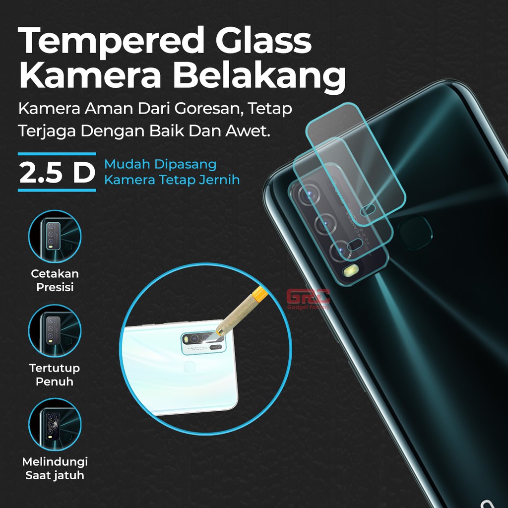 Tempered Glass VIVO Y30 HOGO Full Cover Anti Gores Kaca