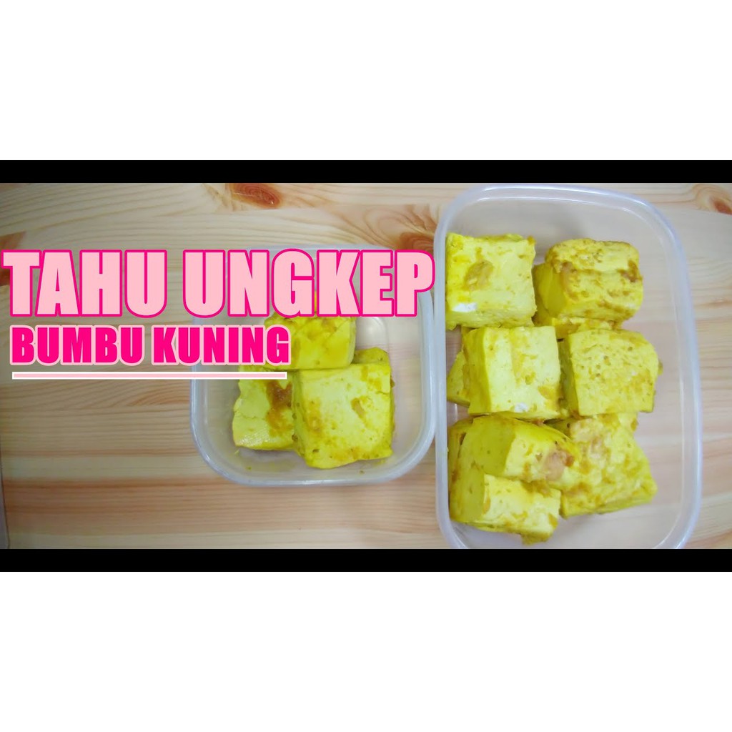 

Tahu Ungkep Bumbu kuning (Siap Goreng)