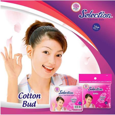 ^ KYRA ^ Selection Cotton Bud Stik Ulir - Higienis tidak mudah Lepas - Kualitas Bagus