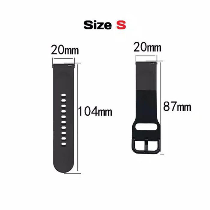 Strap Silicone band Amazfit GTS 20mm Watch