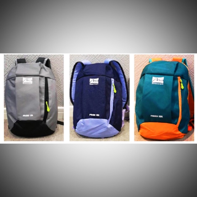 Tas Punggung Pria & wanita, tas backpack prau 12 l