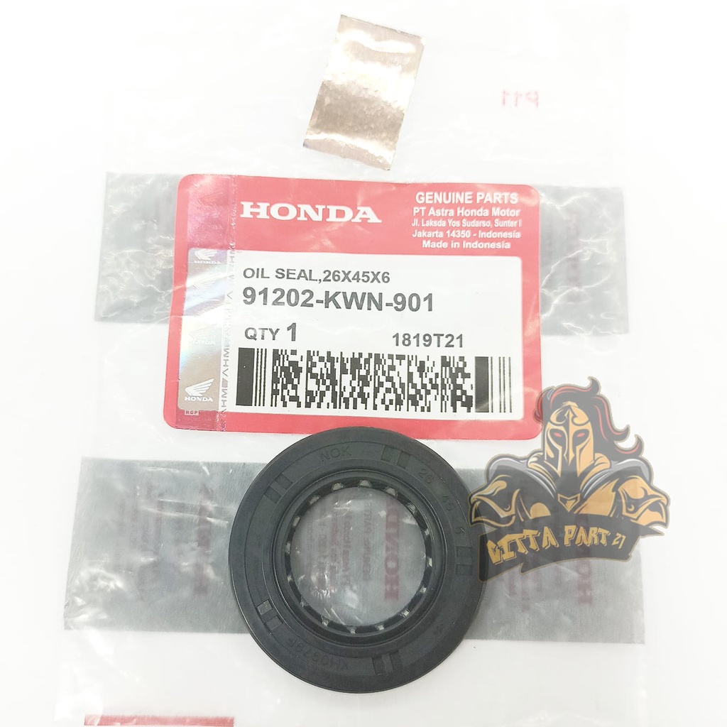 OIL OLI SIL SEAL KRUK AS HONDA KWN KUALITAS ASLI ORIGINAL HONDA AHM PRESISI BAHAN BERKUALITAS TIDAK BOCOR TAHAN PANAS TIDAK KERAS TIDAK MELAR DAN DIJAMIN AWET VARIO 125 LED VARIO 150 LED