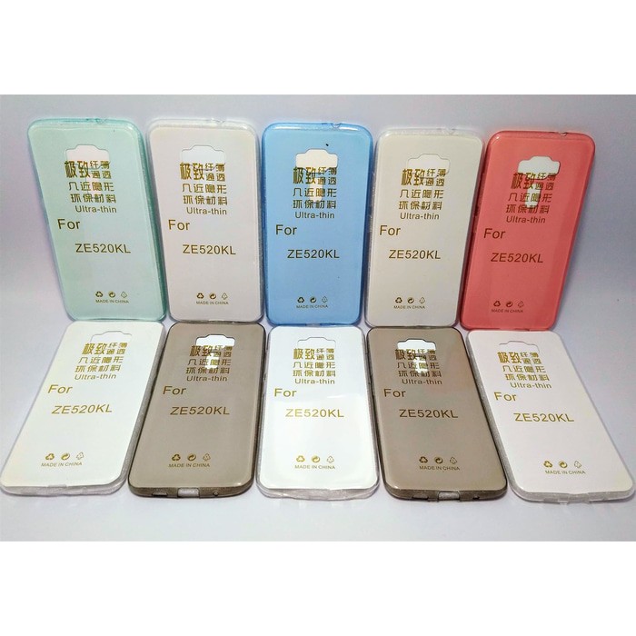 ultra thin softcase Asus zenfone 3 Laser 5.2 inci/ Ze 520KL