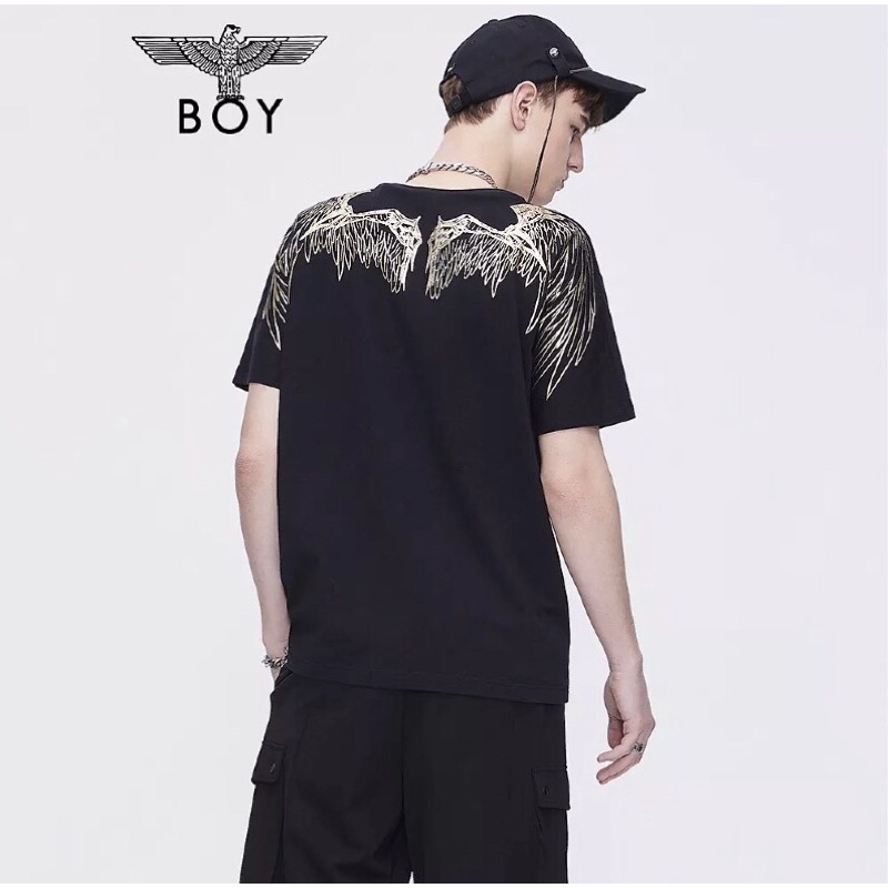 BOY21 KAOS BOY LONDON WINGS IMPORT PRIA WANITA ASIA EROPA KOREA