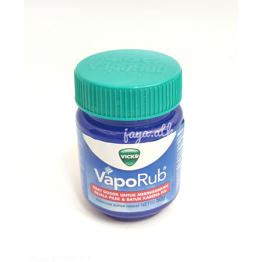 BALSEM VICKS VAPORUB OBAT GOSOK FLU BATUK PILEK 50 GRAM BALSAM