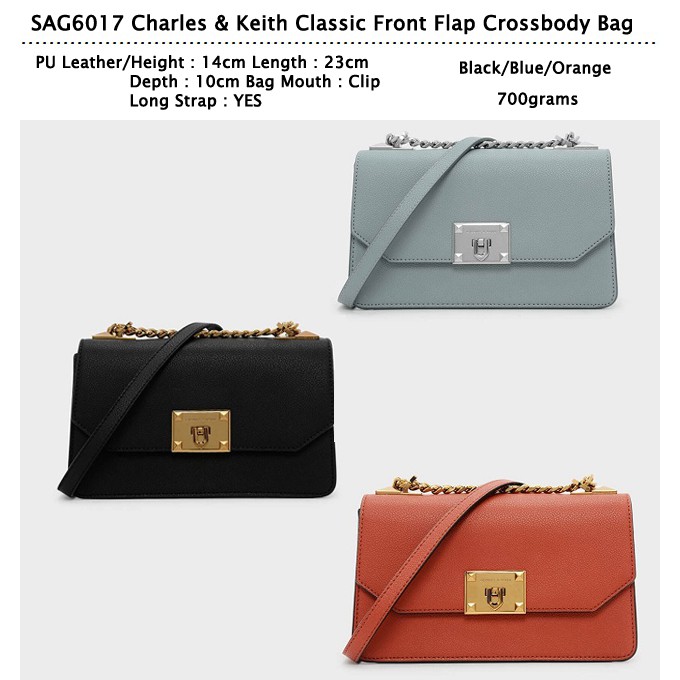 CHARLES & KEITH TAS SELEMPANG WANITA / Sling Bag/ TAS IMPOR MURAH - SAG6017