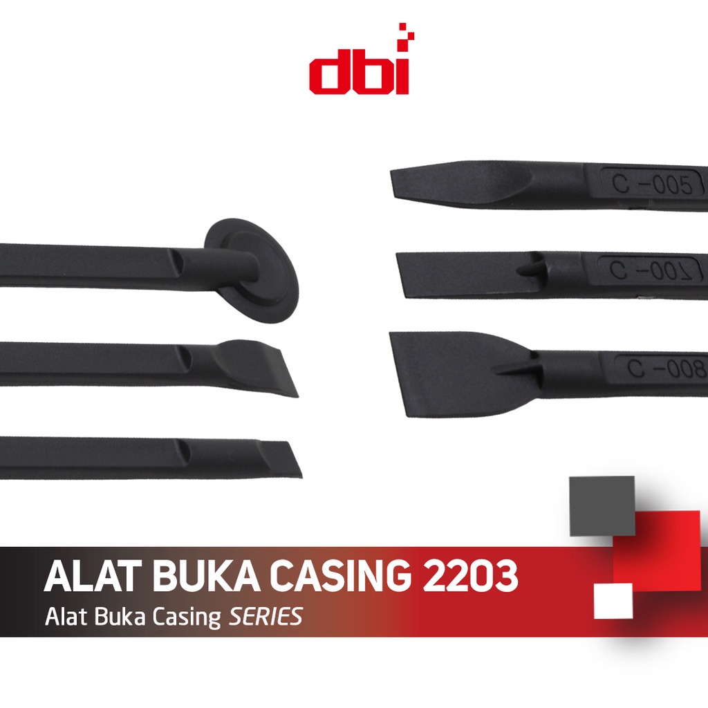 Alat Pembuka Casing Plastik 10 in 1 (20 Mata) / Pembuka Casing Handphone 2203