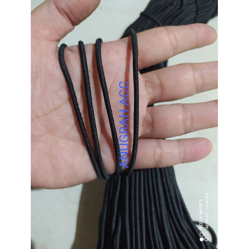 tali karet elastis ukuran 3mm & 4mm