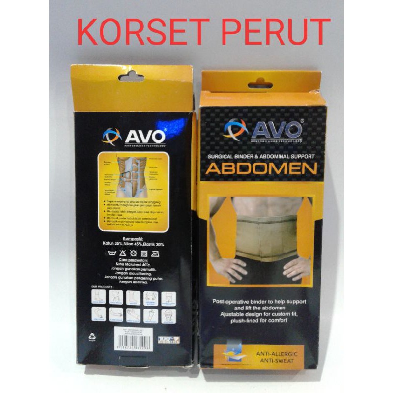 korset perut murah korset olahraga Avo korset cowok korset pelangsing perut