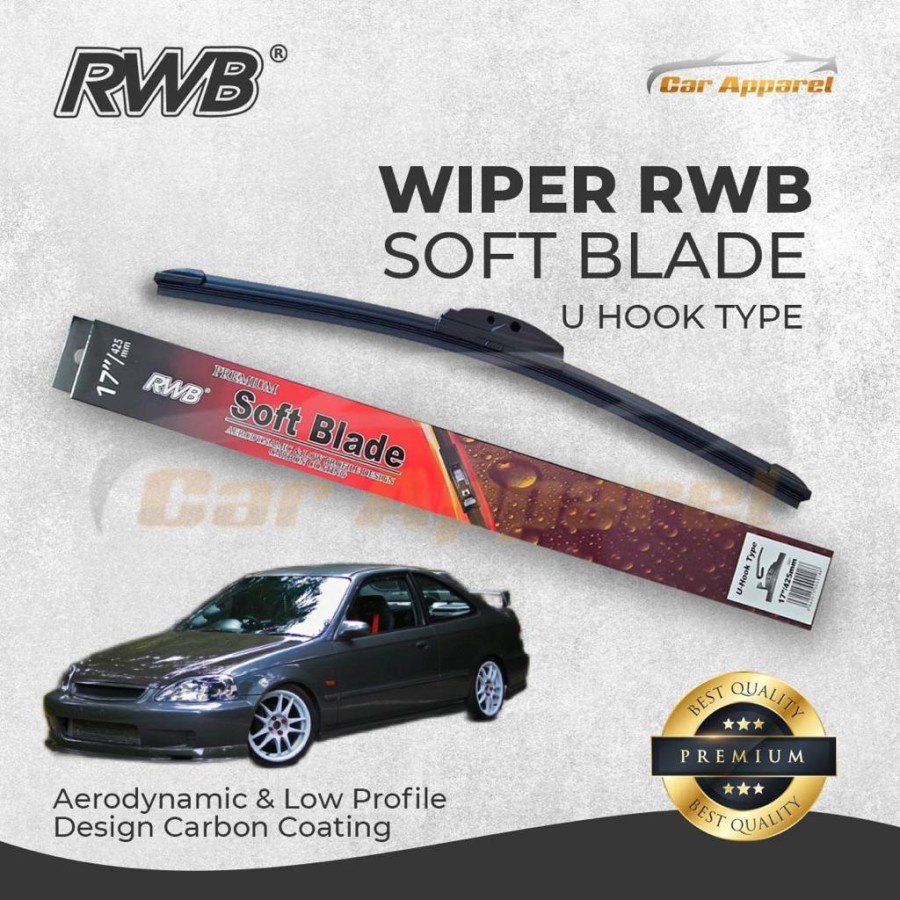 Wiper RWB Soft Civic Ferio SIR 1996-2000 / Windshield Civic FERIO Soft