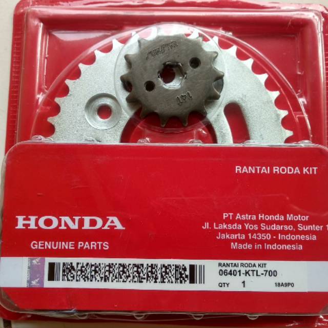 Gear gir  set supra fit new karisma supra x 125 revo  lama  