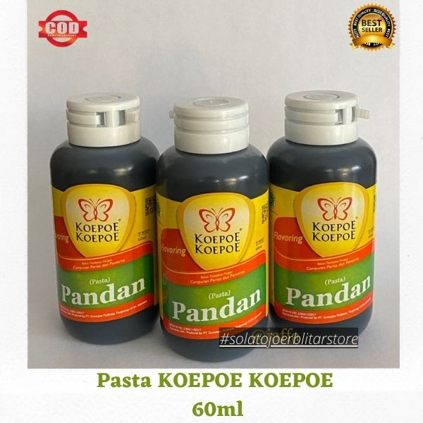 

Pasta KOEPOE KOEPOE 60ml - Pandan | Pasta Perisa Makanan Rasa Pandan Wangi Segar | Original Halal