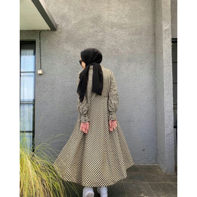 RASYA MIDI DRESS CASUAL LENGAN PANJANG